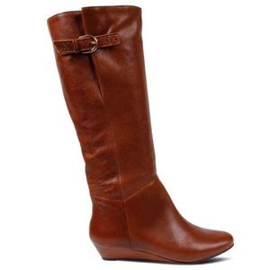 Steve Madden cognac leather boots